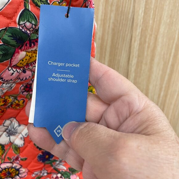 NWT Vera Bradley Pink Print Carson Hobo Bag - Picture 3 of 9